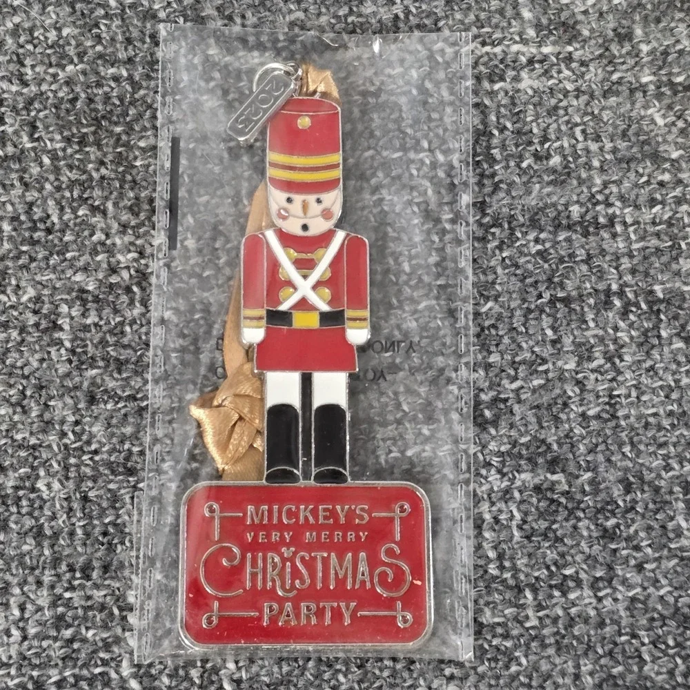 2023 Disney Mickey's Very Merry Christmas Party Toy Soldier Ornament Sealed NEW